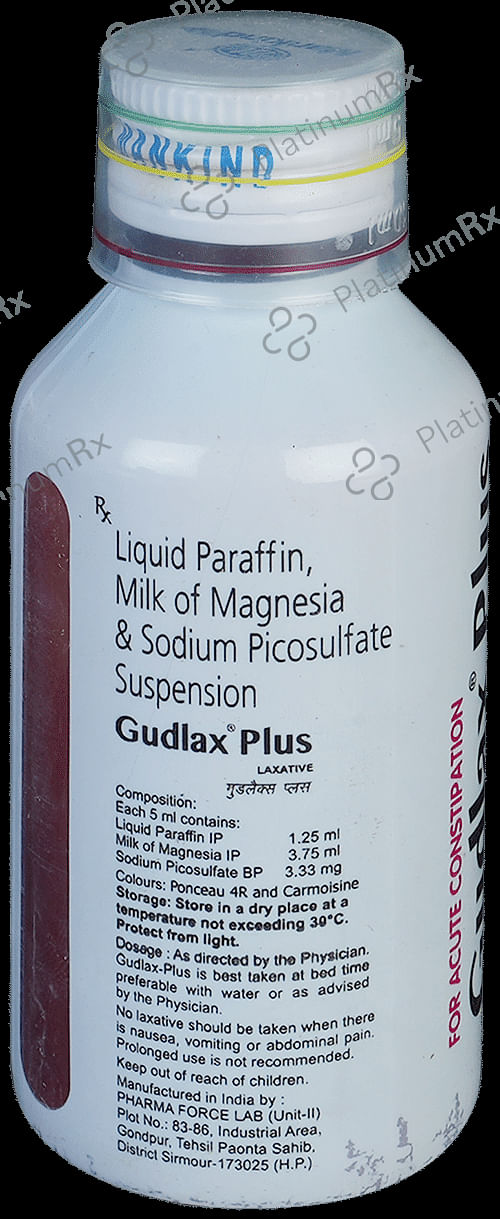 Gudlax-Plus Laxative Peppermint Sugar Free