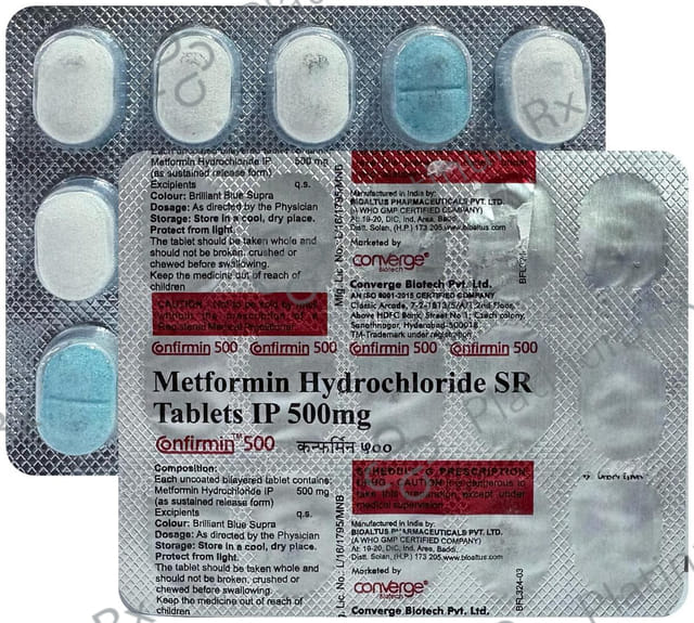 Confirmin 500mg Tablet SR 15 Tablet SR