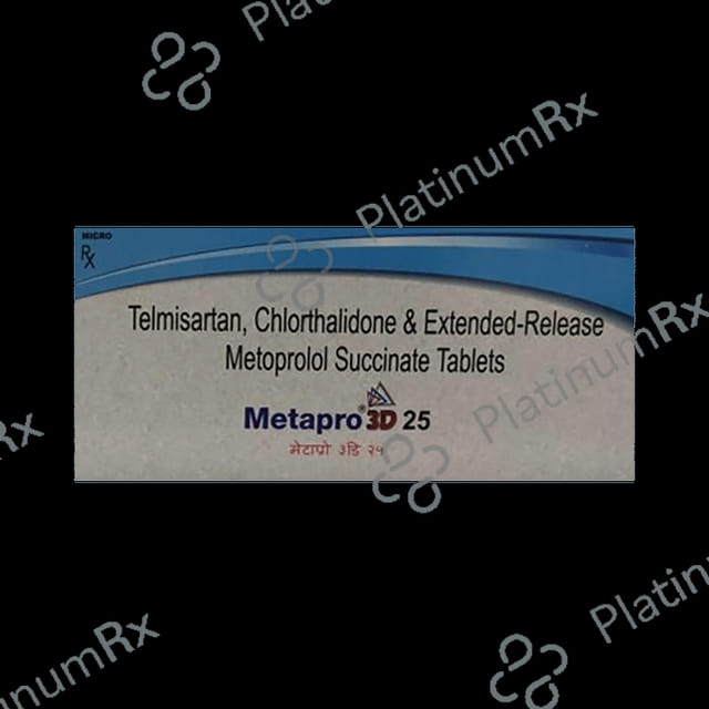 Metapro 3D 12.5/25/40mg Tablet ER 10s