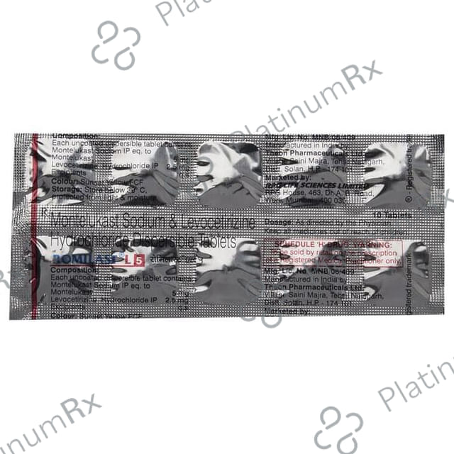 Romilast L 5 2.5/5mg Tablet 10s