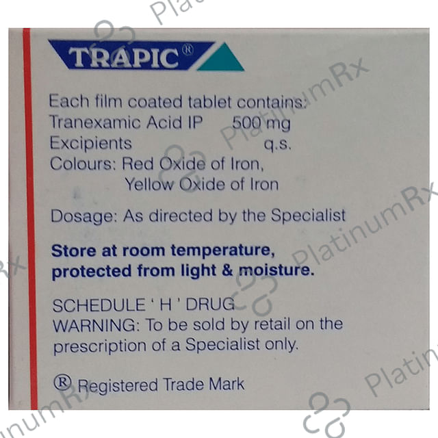 Trapic 500mg Tablet 10s