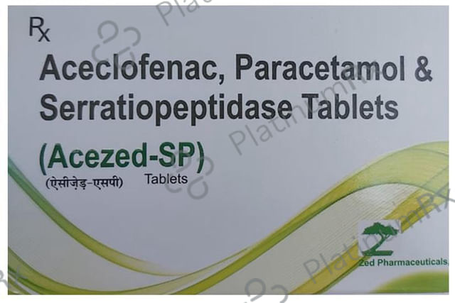 Acezed SP 100/325/15mg Tablet 10s