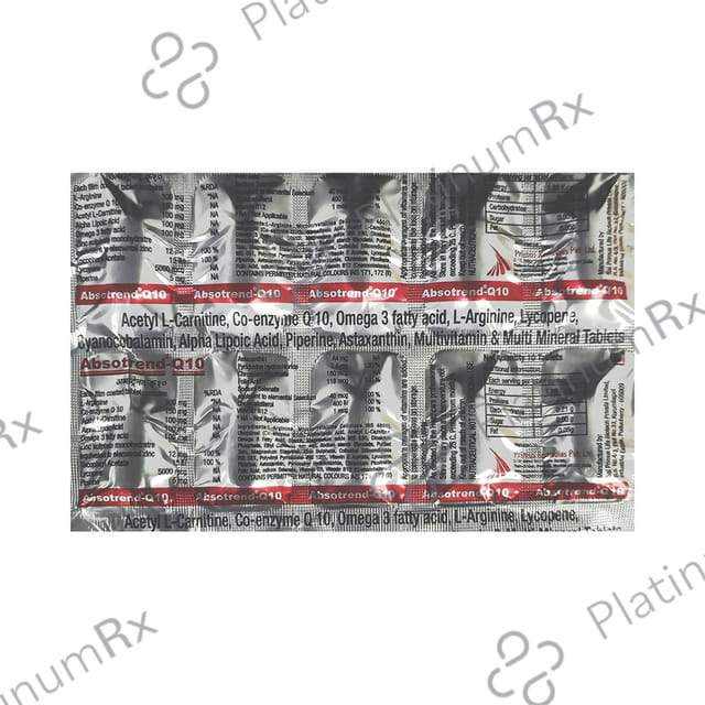 Absotrend Q10 Tablet 10s