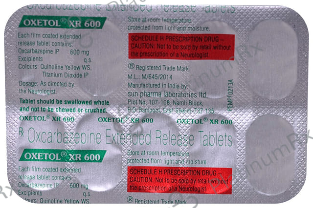 Oxetol 600mg XR Tablet 10s