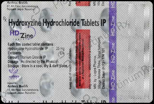 HD Zine 25mg Tablet