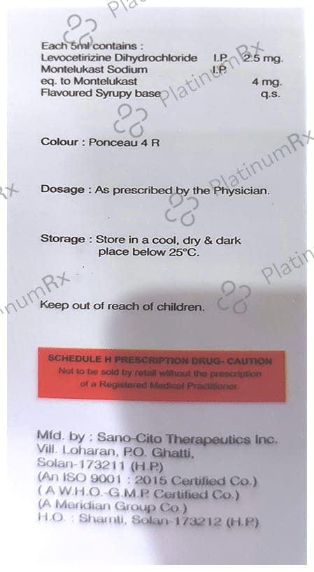 A2D 2.5/4mg Syrup 60ml