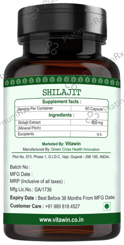 Vitawin Shilajit Vegetarian Capsule