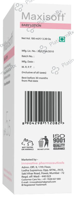 Maxisoft Baby Lotion