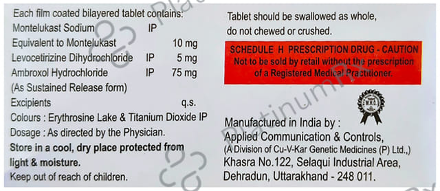 Avoxy AM Tablet SR 10s