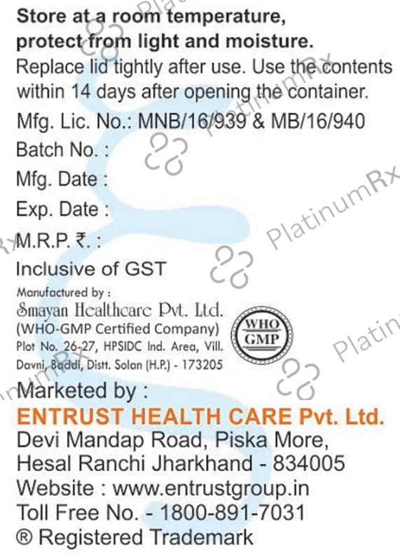 Gitok 3.5/10gm Husk Orange Flavour Sugar Free Powder 90gm