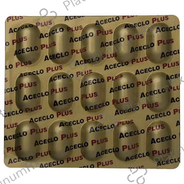 Aceclo Plus 100/325mg Tablet 15s