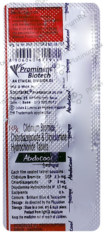 Abdocool 5/2.5/10mg Tablet 10s