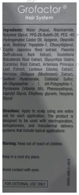 Grofactor Hair System Liquid 4ml