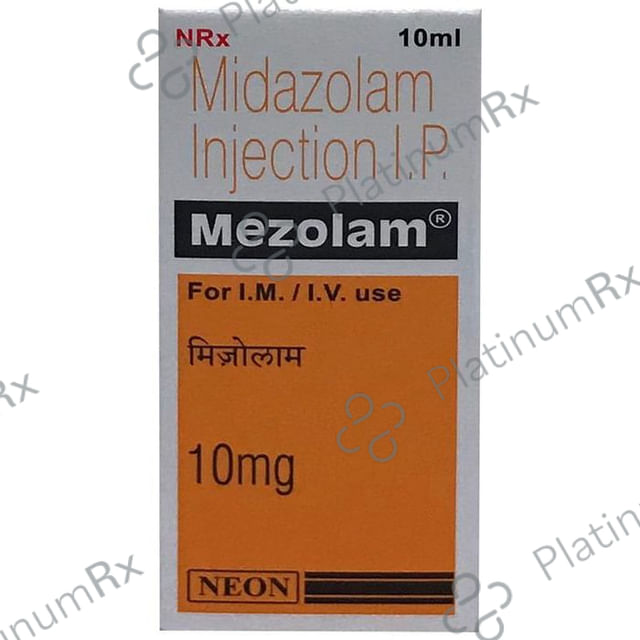 Mezolam 10mg Injection 10ml
