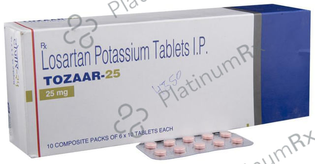 Tozaar 25mg Tablet 10s