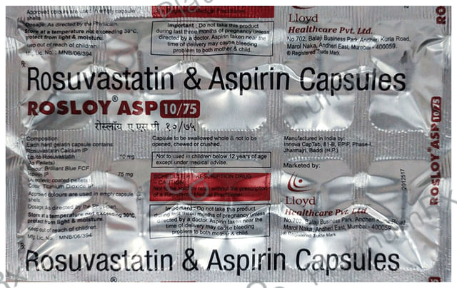 Rosloy ASP 10/75mg Capsule 10s