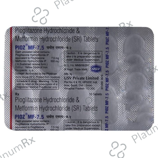 Pioz MF 7.5 Tablet SR