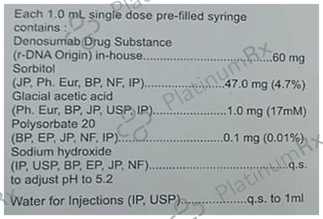 Denub 60mg Injection 1ml