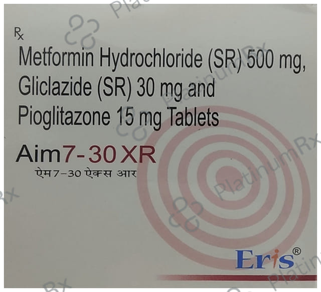 Aim7 30/15/500mg Tablet XR 15s