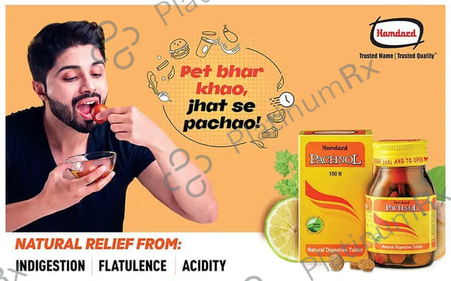 Hamdard Pachnol Natural Digestive Tablet