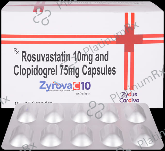 Zyrova C 10/75mg Capsule 10s