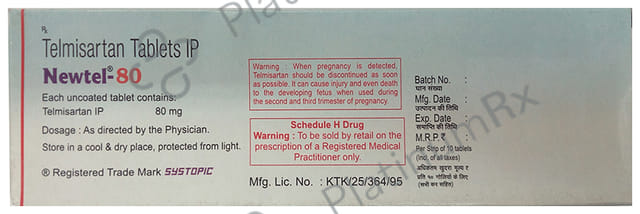 Newtel 80mg Tablet 10s
