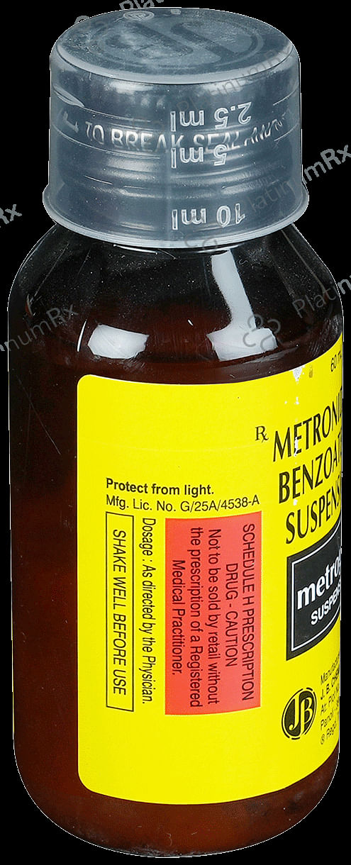 Metrogyl 200mg Suspension 60ml