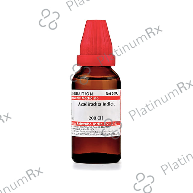 Dr Willmar Schwabe India Azadirachta Indica Dilution 200 CH