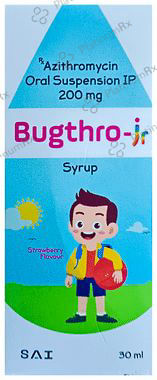 Bugthro-jr Oral Suspension Strawberry