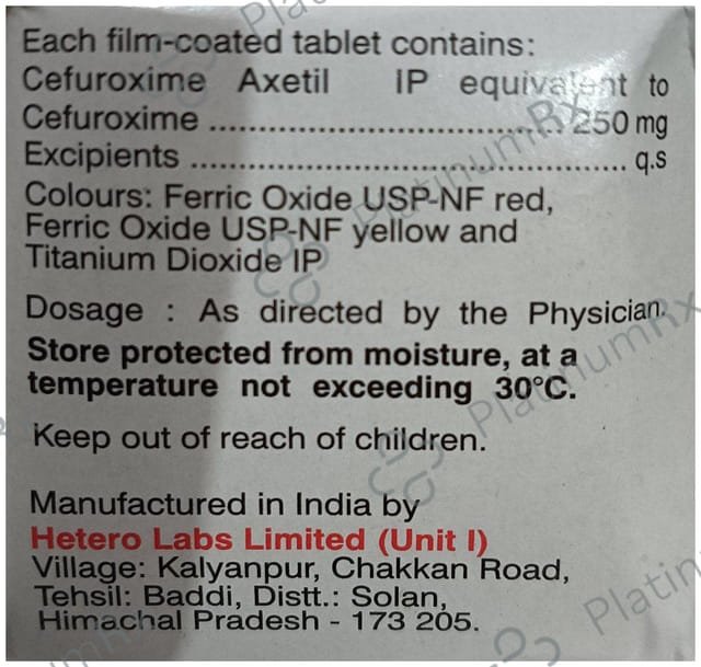 C Furo 250mg Tablet 10s