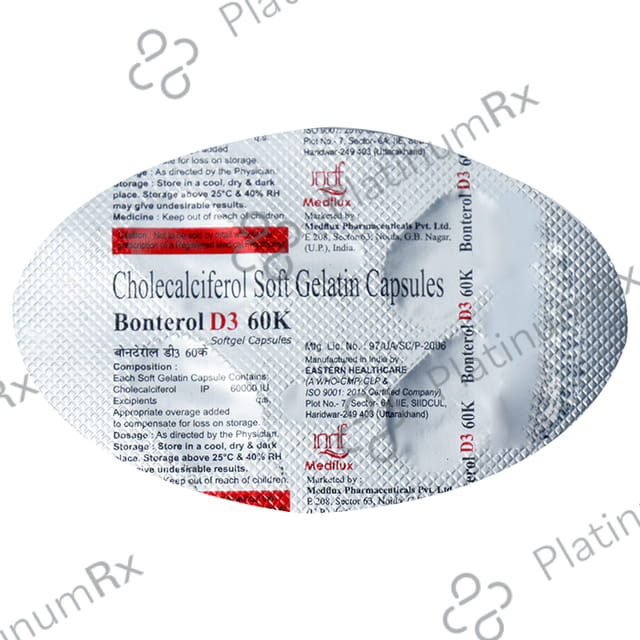 Bonterol D3 60K Softgel Capsule