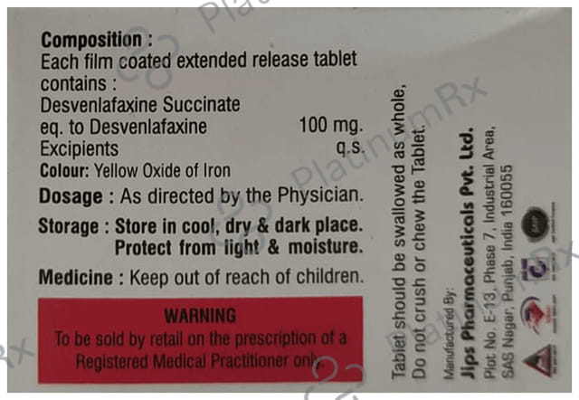 Desjet 100mg Tablet ER 10s