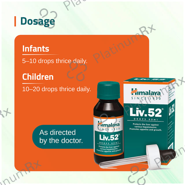 Himalaya Liv 52 Oral Drops 60ml