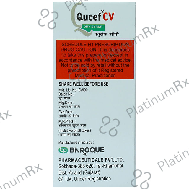 Qucef CV Oral Suspension
