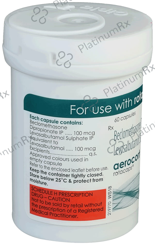 Aerocort 100/100mcg Rotacap 60s