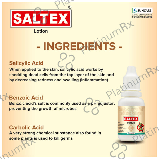 Saltex Lotion 15 ml Lotion Suncare Formulations Pvt Ltd