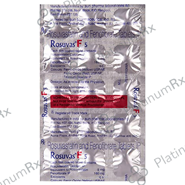 Rosuvas F 160/5mg Tablet 15s