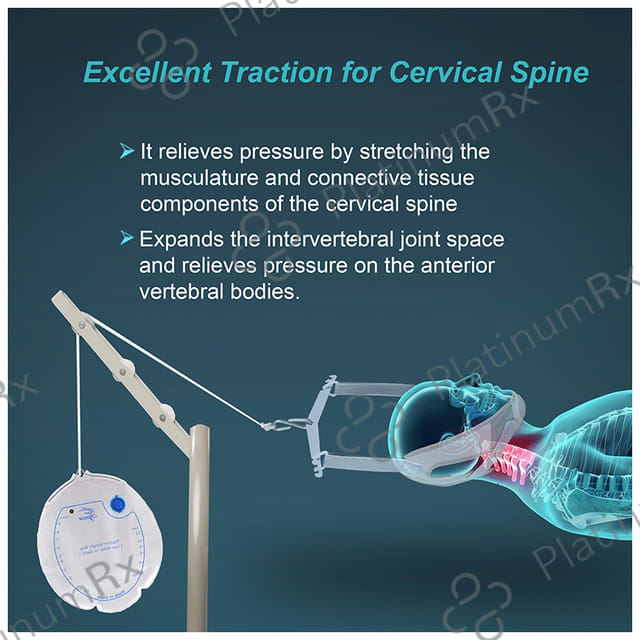 Tynor G-26 Cervical Traction Kit with Weight Bag (Sleeping) Universal