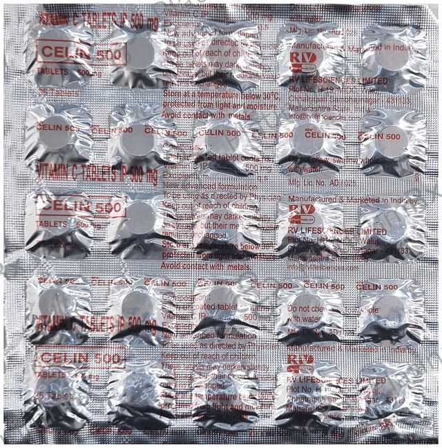 New Celin 500mg Tablet 25s