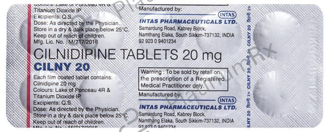 Cilny 20mg Tablet 10s