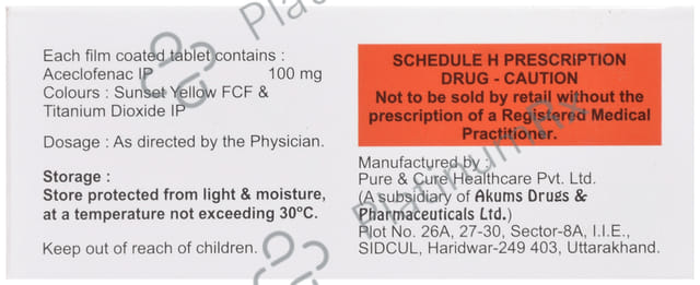 Aclotec 100mg Tablet 10s