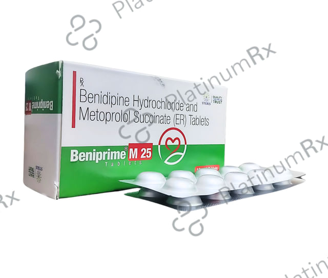 Beniprime M 25/4mg Tablet 10s