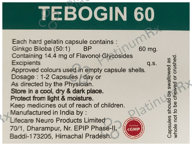 Tebogin 60 Capsule