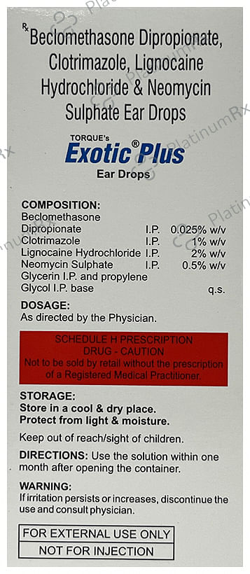Exotic Plus Ear Drop