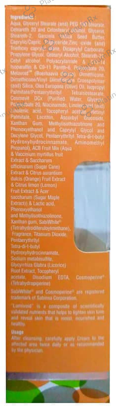 Lumivoid Depigmenting Cream 15gm