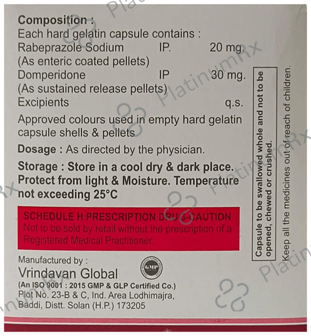 Riztar D 30mg/20mg Capsule SR