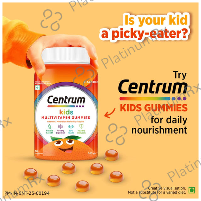 Centrum Kids Supports Multivitamin Gummy 30s