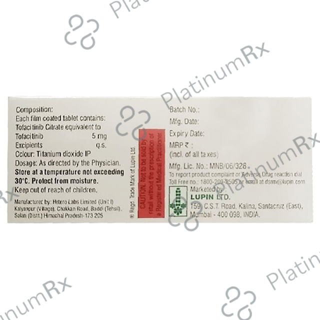 Tofakin 5mg Tablet 10s