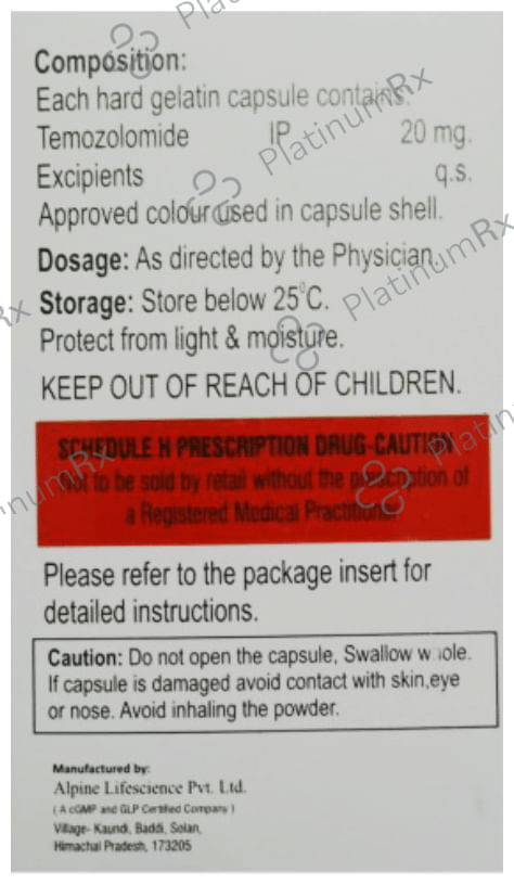 Temopine 20mg Capsule