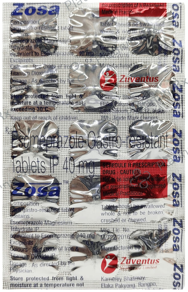 Zosa 40mg Tablet 15s